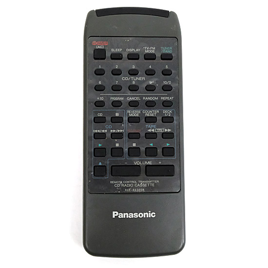 【中古】Panasonic　オーディオリモコン　RAK-RX305W　電池カバーなし