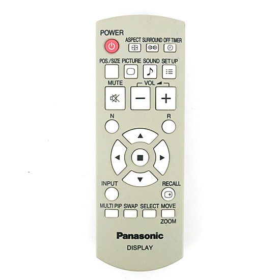 【中古】Panasonic　ディスプレイ用リモコン　N2QAYB000178