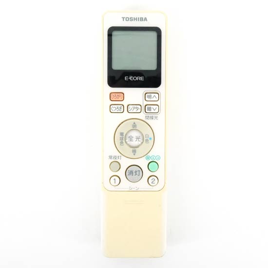 【中古】TOSHIBA　LEDシーリングライト用リモコン　FRC-192T