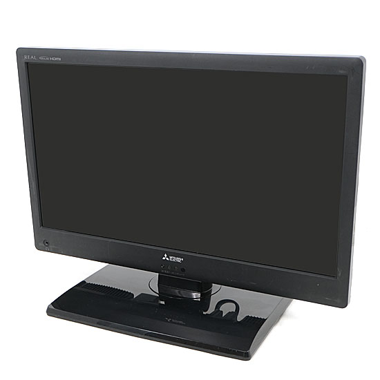 【中古】三菱電機　19V型 液晶テレビ カンタンサイネージ　DSM-19L7-S　B-CAS差込口カバーなし　リモコンなし