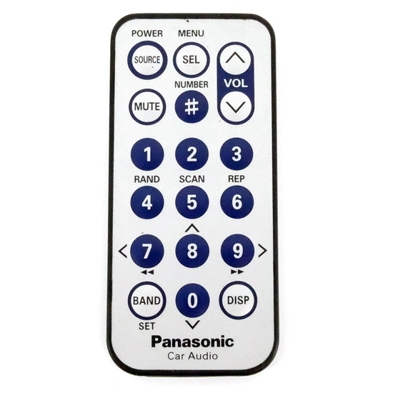 【中古】Panasonic　カーオーディオ用リモコン　YEFX9992663