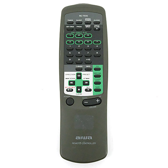 【中古】AIWA　オーディオリモコン　RC-T515