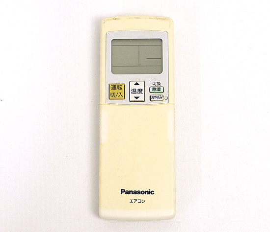 【中古】Panasonic　エアコンリモコン　A75C3288　液晶画面いたみ