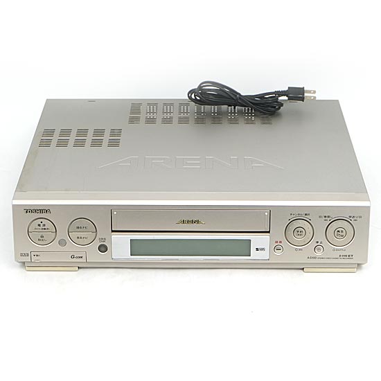 【中古】TOSHIBA　ビデオデッキ　A-S100　リモコン付き