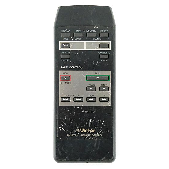 【中古】Victor　オーディオリモコン　RM-RT931　本体いたみ