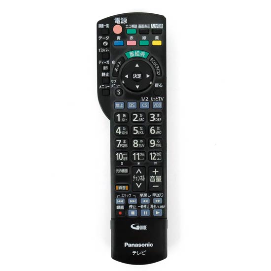 【中古】Panasonic　液晶テレビ用リモコン　N2QAYB000733　本体いたみ