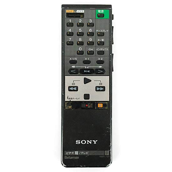 【中古】SONY　ビデオリモコン　RMT-121　本体いたみ