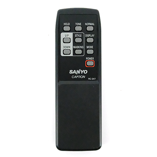 【中古】SANYO製　テレビリモコン　RC-347