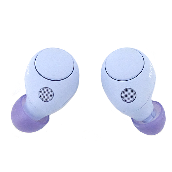 【中古】SONY　ワイヤレスノイズキャンセリングステレオヘッドセット　WF-C700N (V)　ラベンダー