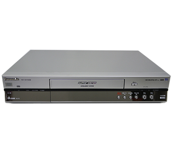 【中古】Panasonic　S-VHS ビデオデッキ NV-SV150B 元箱あり