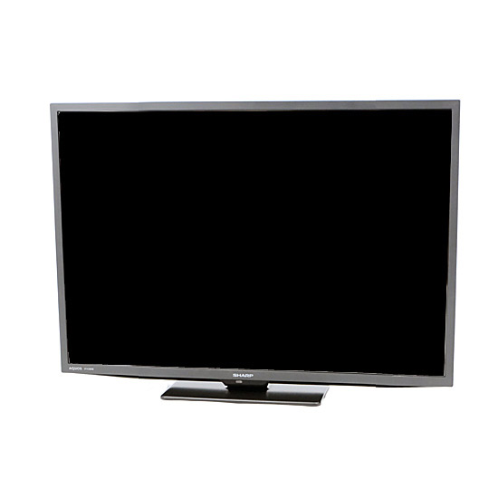 【中古】SHARP　24V型 液晶テレビ AQUOS 2T-C24DE-B　ブラック　本体いたみ