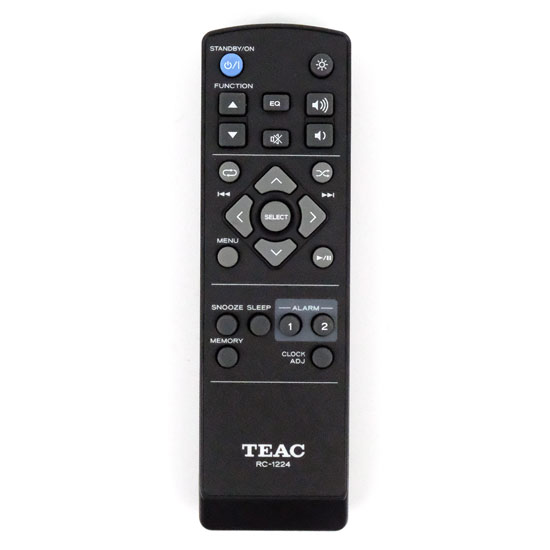 【中古】TEAC　オーディオリモコン　RC-1224