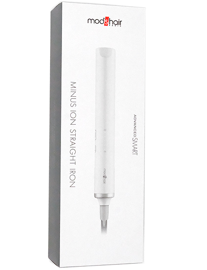 【中古】モッズ・ヘア　マイナスイオンストレートアイロン ADVANCED SMART　MHS-2477-W　ホワイト　修理品 元箱あり
