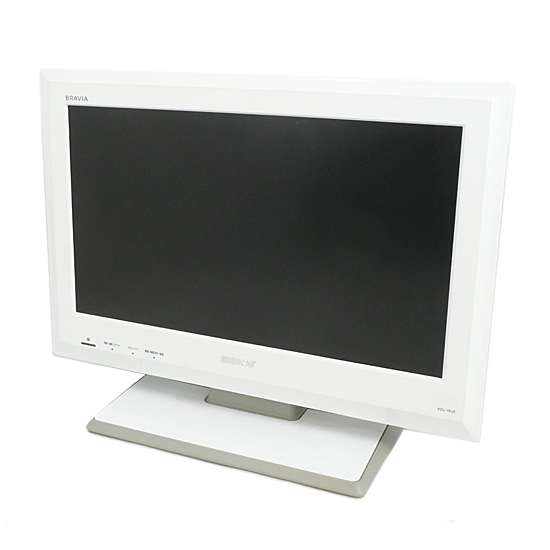【中古】SONY　19V型 LED液晶テレビ BRAVIA　KDL-19J5(W)　セラミックホワイト　リモコンなし