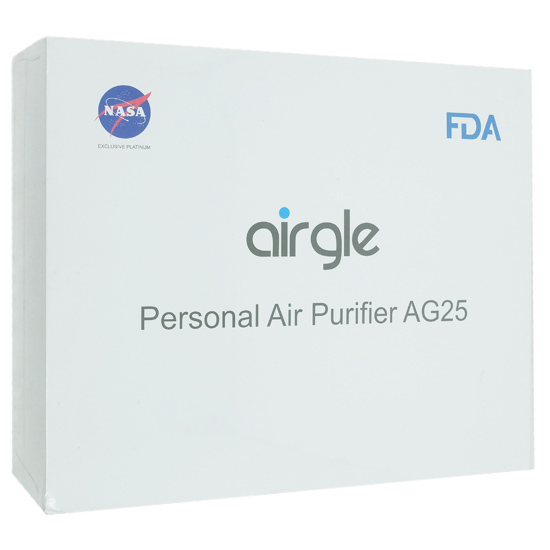 【中古】airgle　パーソナル空気清浄機　AG25 元箱あり