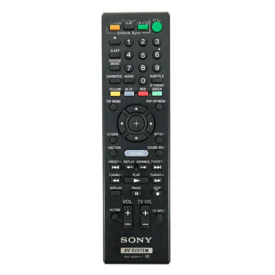 【中古】SONY　オーディオリモコン　RM-ADP053