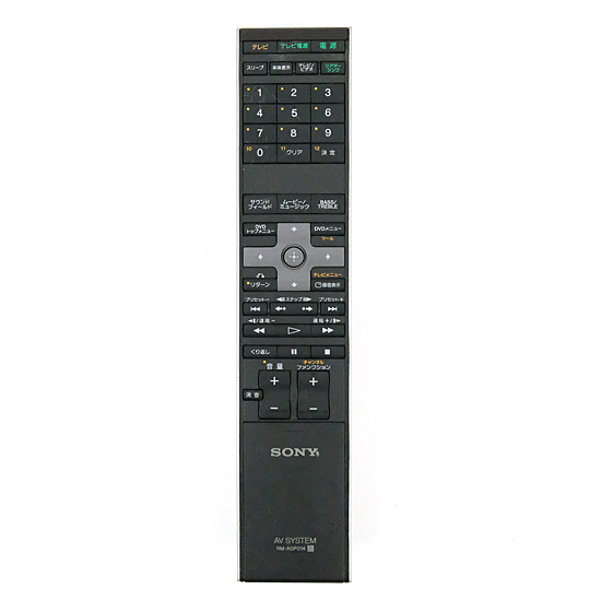 【中古】SONY　オーディオリモコン　RM-ADP014