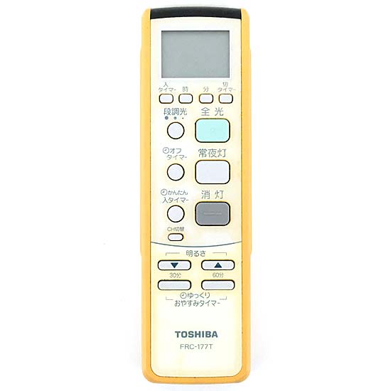【中古】TOSHIBA　照明用リモコン　FRC-177T