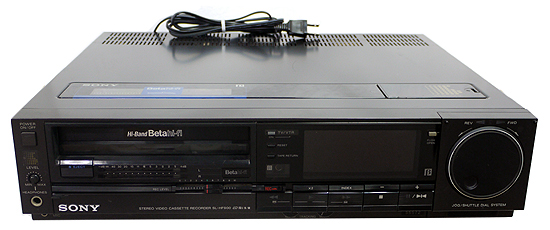 【中古】SONY　ベータビデオデッキ SL-HF900　本体いたみ