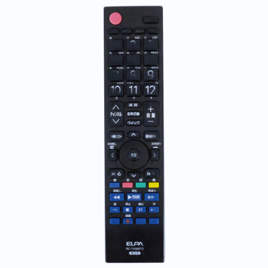 【中古】ELPA　テレビリモコン東芝(レグザ)用　RC-TV009TO　本体いたみ