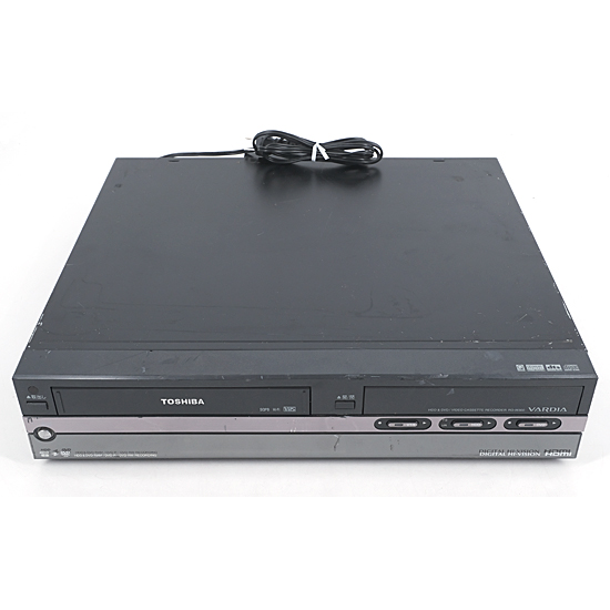 【中古】TOSHIBA　VTR一体型HDD&DVDレコーダー　RD-W300　本体いたみ