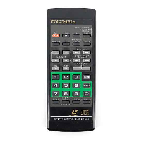 【中古】COLUMBIA　オーディオリモコン　RC-406