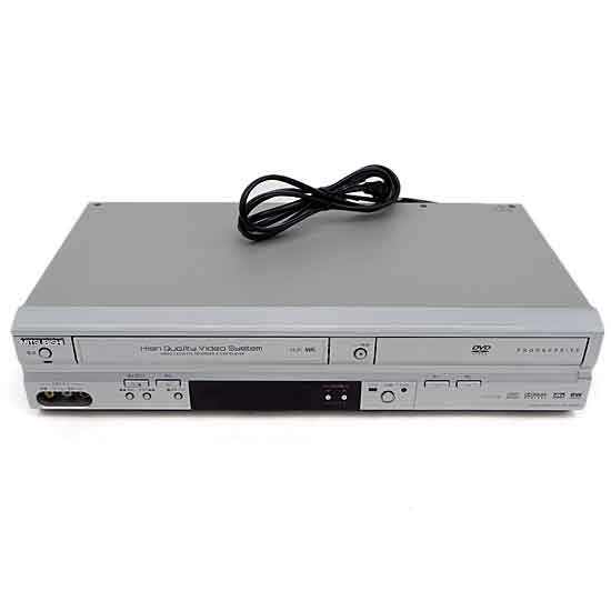 【中古】三菱電機　DVDプレーヤー一体型ビデオ　DJ-VP250　リモコン付き