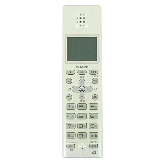【中古】SHARP　電話子機　JD-K7C1　バッテリーなし