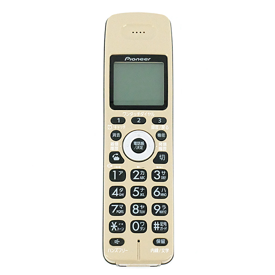 【中古】Pioneer　電話機 子機　TF-EK3000-TK　本体のみ