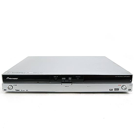 【中古】Pioneer　DVDレコーダー スグレコ　DVR-540H　リモコンなし