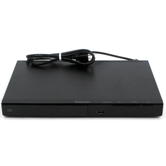 【中古】Panasonic　DVDプレーヤー DVD-S500-K　ブラック　リモコン付き 元箱あり