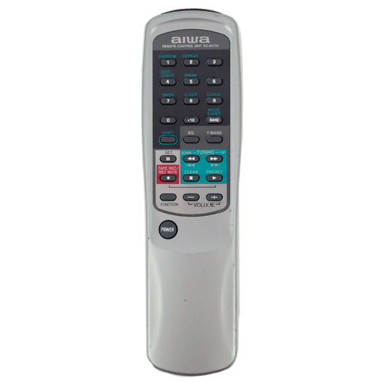 【中古】AIWA　オーディオリモコン　RC-8AT02