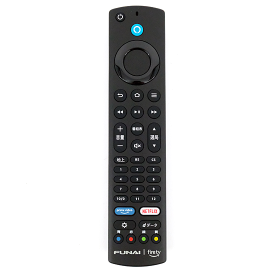 【中古】フナイ　fire TVリモコン　YKF482-B002