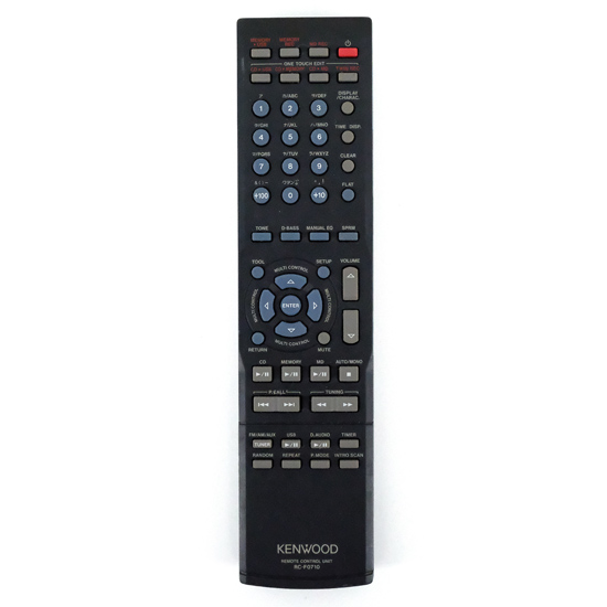【中古】KENWOOD　オーディオ用リモコン RC-F0710