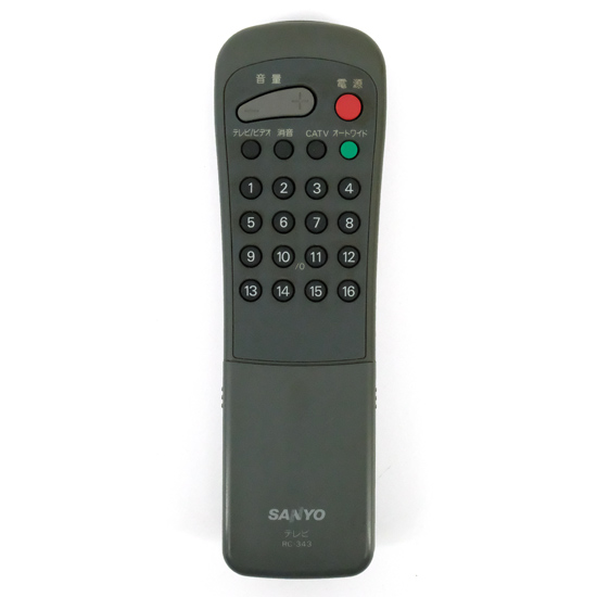 【中古】SANYO　テレビリモコン　RC-343
