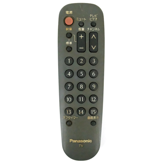 【中古】Panasonic　テレビ用リモコン　TNQ10461