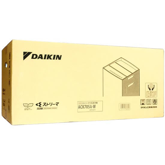【中古】DAIKIN　加湿ストリーマ空気清浄機　ACK705A-W　ホワイト　未使用