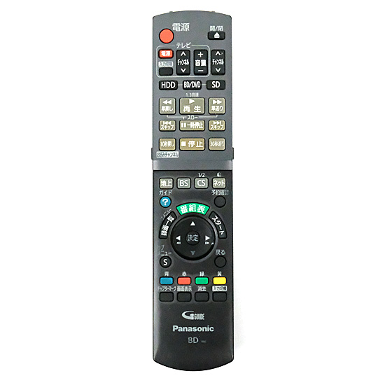【中古】Panasonic★BD/DVDレコーダー用リモコン★N2QAYB000648▽