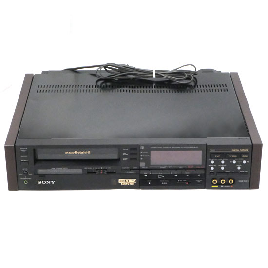【中古】SONY　ベータビデオデッキ SL-HF701D　本体いたみ