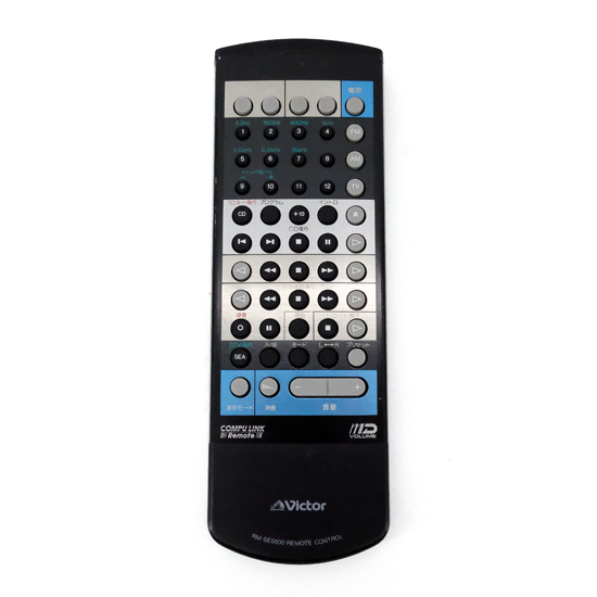 【中古】Victor　オーディオリモコン　RM-SE5500