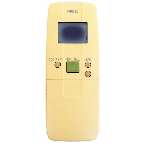 【中古】NEC　エアコンリモコン　NER-VSG　液晶画面いたみ