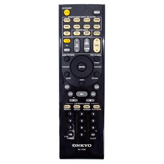 【中古】ONKYO　オーディオリモコン　RC-740M