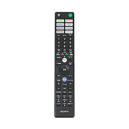 【中古】SONY　テレビ用リモコン　RMF-TX431J　本体いたみ