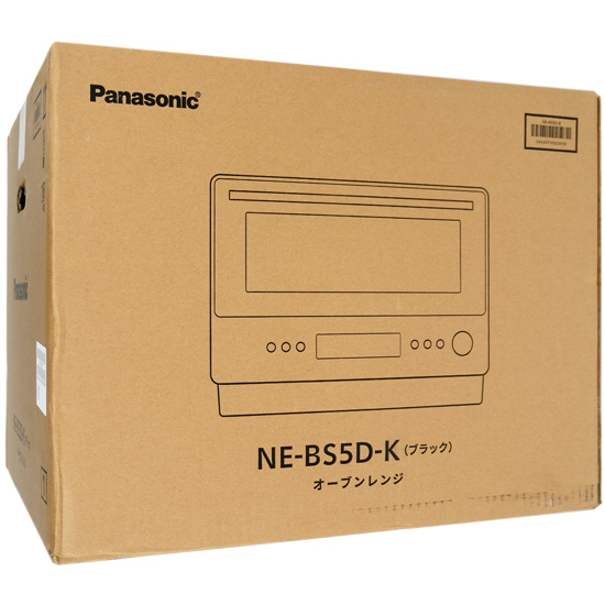 【中古】Panasonic　オーブンレンジ ビストロ　NE-BS5D-K　ブラック　未使用