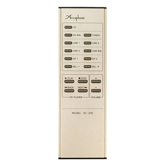 【中古】Accuphase　オーディオリモコン　RC-200