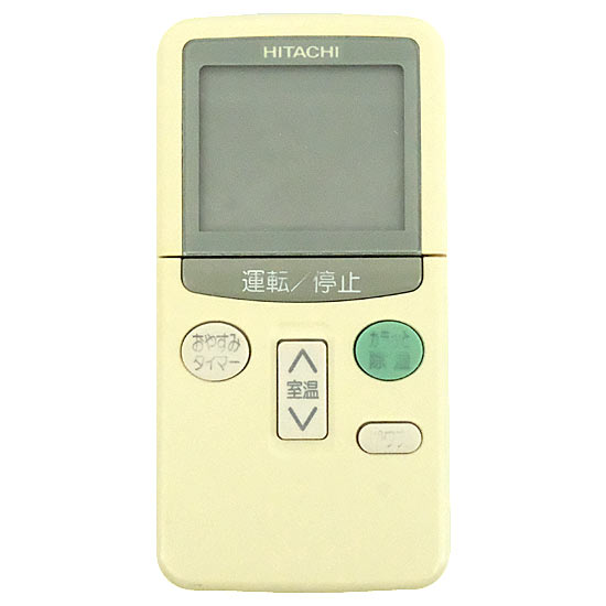 【中古】HITACHI　エアコンリモコン　RAR-1R1　文字消え