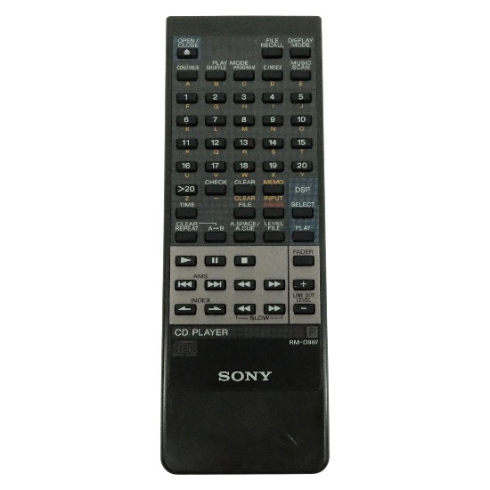 【中古】SONY　オーディオリモコン　RM-D997
