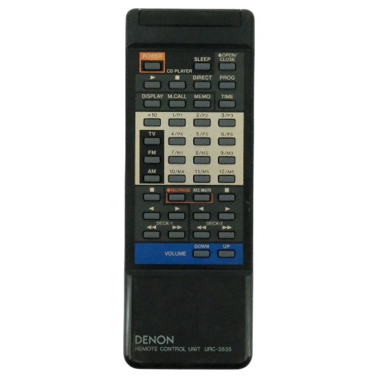 【中古】DENON　オーディオリモコン　URC-3535