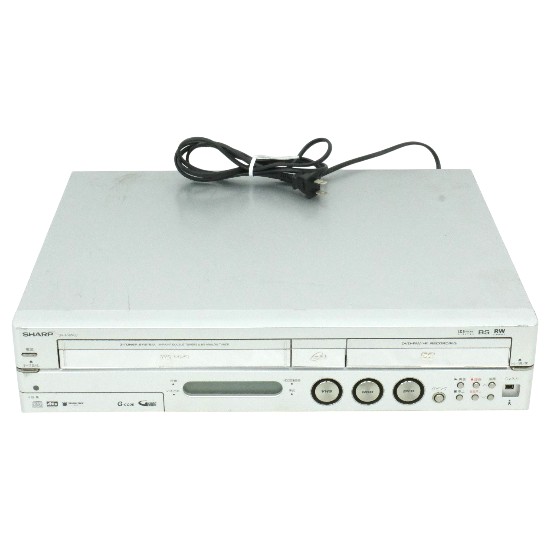 【中古】SHARP　ビデオ一体型DVDレコーダー 160GB　DV-HRW50　本体いたみ　本体のみ