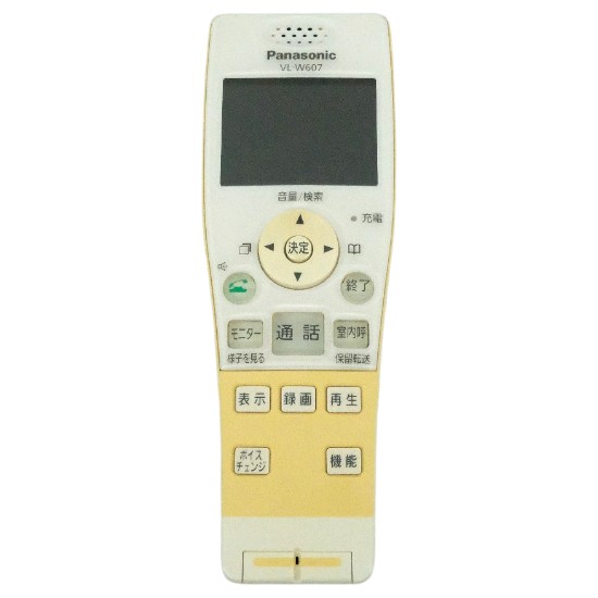 【中古】Panasonic　どこでもドアホン 増設子機 VL-W607　本体のみ　電池カバーなし　本体いたみ